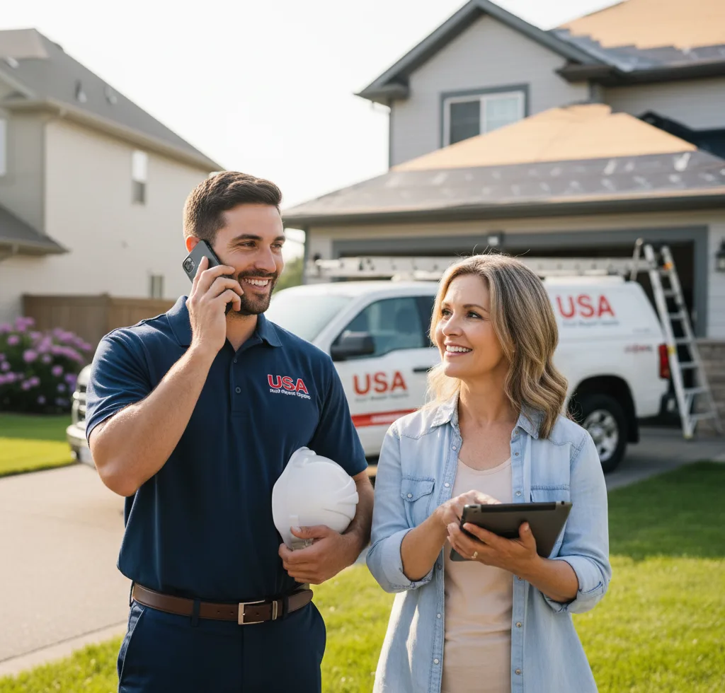 USA Roof Repair Experts customer support in Byron Center